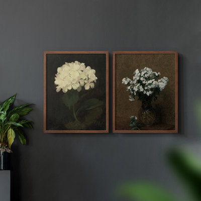 Vintage Floral VI - Giclée sur toile - ensemble de 2