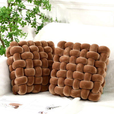 Wenqik Knot Pillow Soft Throw Pillow