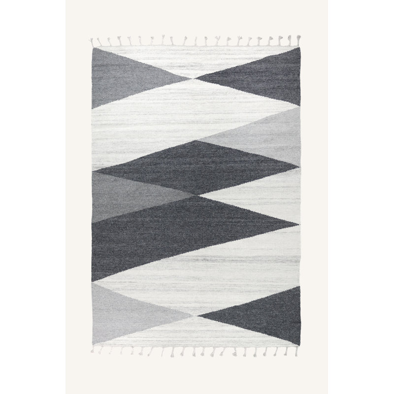 Palmer Geometric Hand Woven Area Rug, Rectangle 160 x 230cm