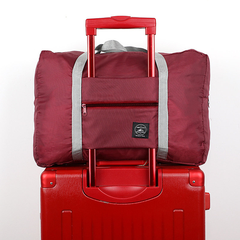 Sac fourre-tout de voyage pliable pour le voyage, Wine