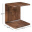 Table d'appoint en bois massif Carrie-113170954