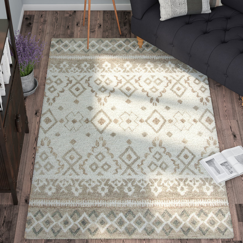 Eliger Wool Southwestern Indoor Rug, Rectangle 8' x 10'