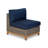 Stafani Teak Solid Wood and Wicker 7 - Person Modular Patio Conversation Set with Sunbrella® Cushions