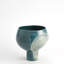 Two Tone Pod Vase-Azure-Squat