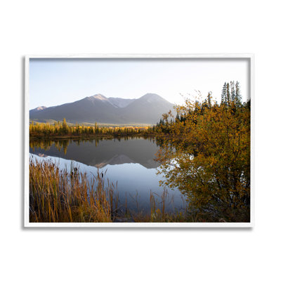 Breathtaking Mountain Lake Reflection Landscape by Carol Robinson - Photograph