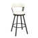 Laub Swivel Upholstered Counter Stool with Metal Frame