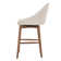 Loyd Swivel Upholstered Counter Stool with Solid Wood Frame