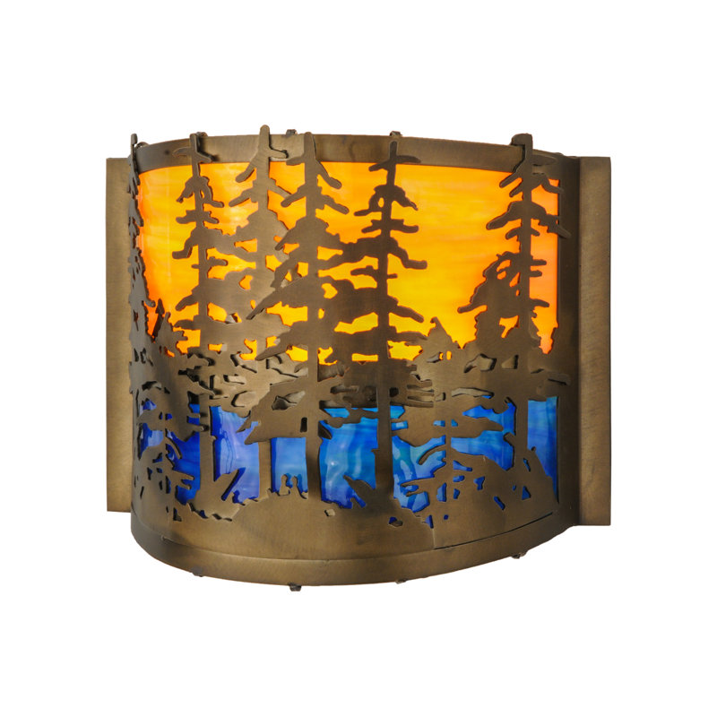 Rustic Lodge 1 - Light Flush Mounted Sconce