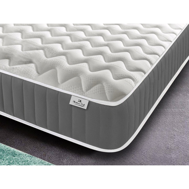 Mattress Craft 20cm Memory Foam Spring Open Coil Mattress, Double (4'6)