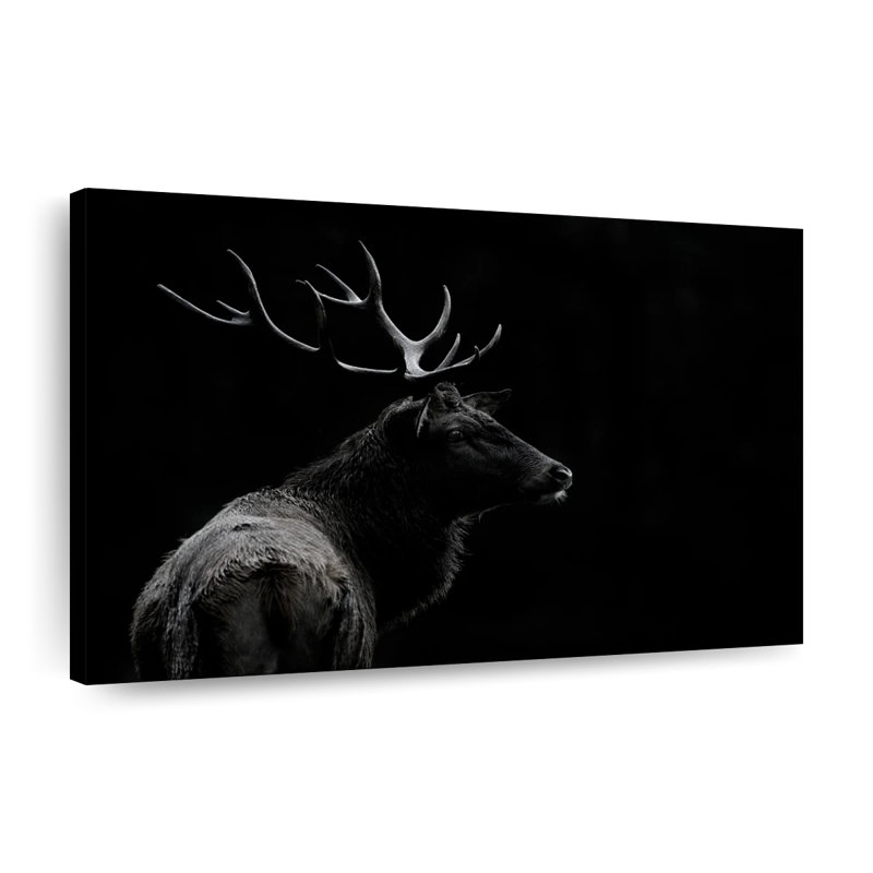 Impression sur toile monochrome, H 24 po x l 16 po x P 1,25 po