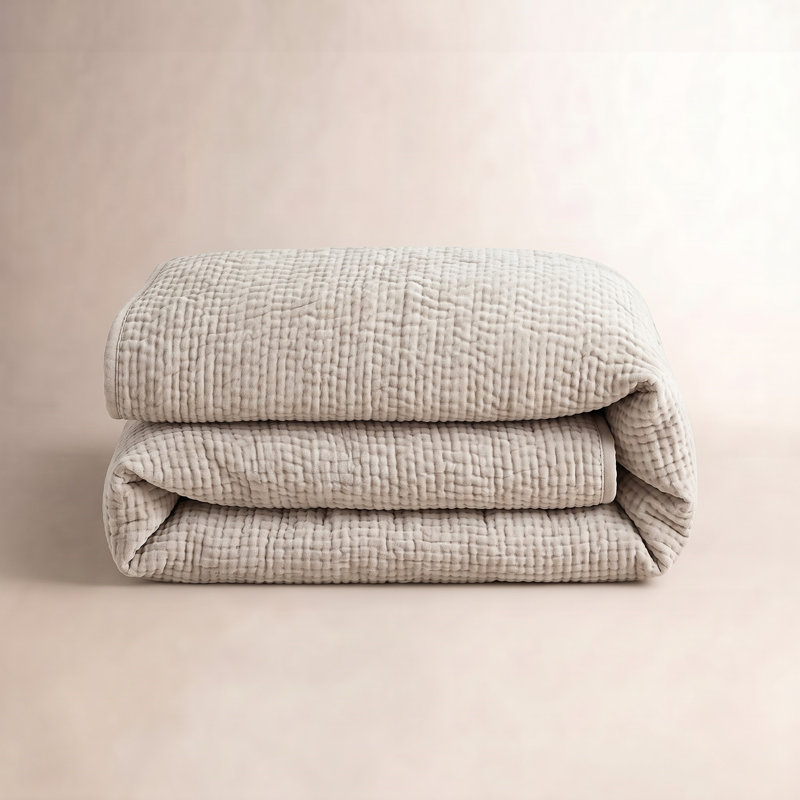 Viola Velvet Quilt, Full/Queen Quilt, Gray