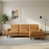 Tan Genuine Leather/Foam Padding
