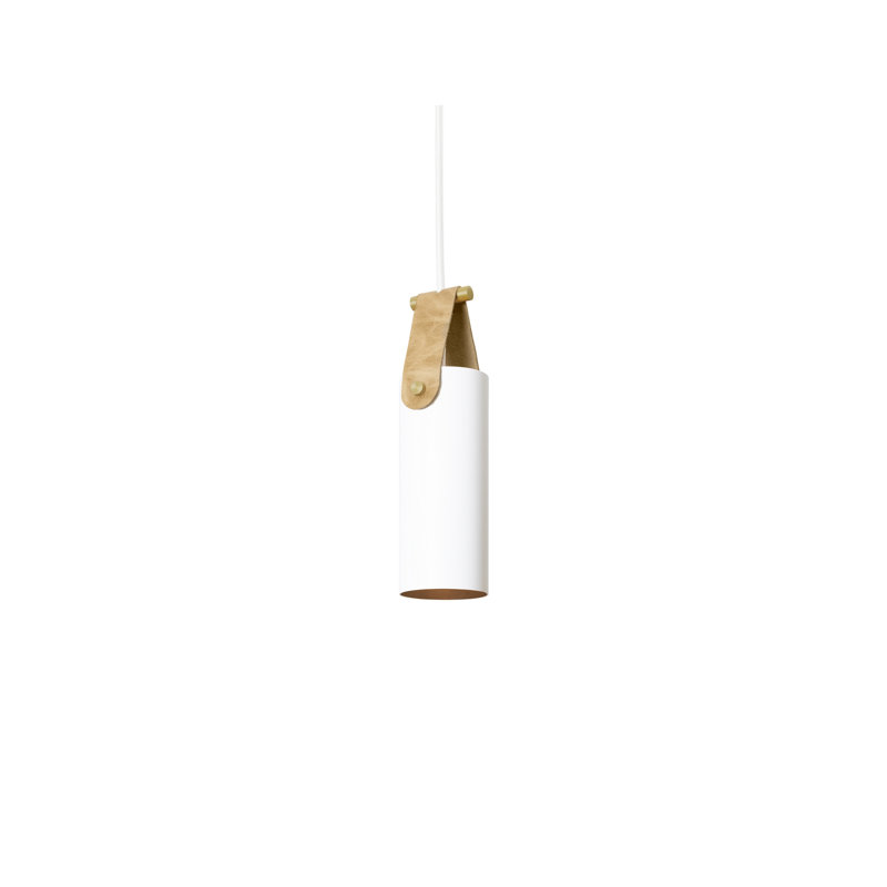 Spero Pendant, LED, White, Tan