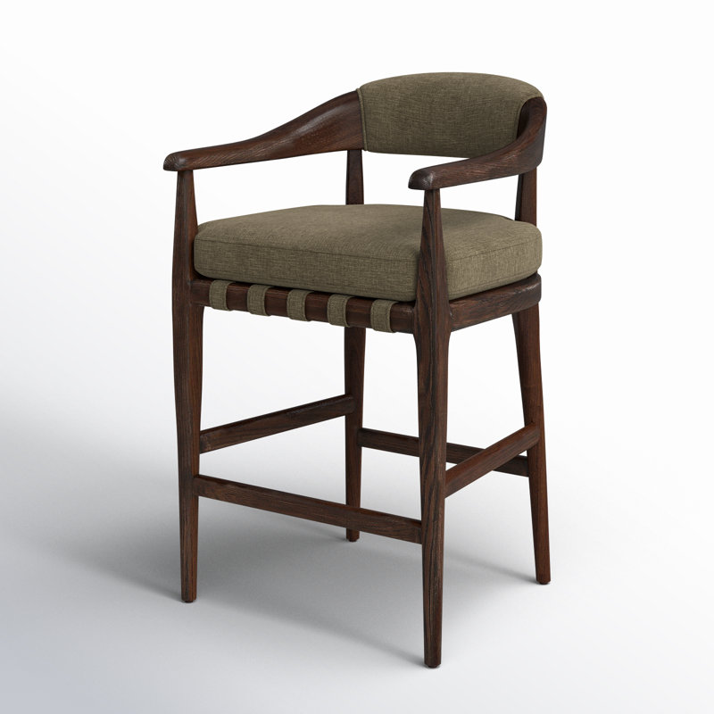 Dane Stool-Broadway Olive-Counter, Broadway Olive Linen