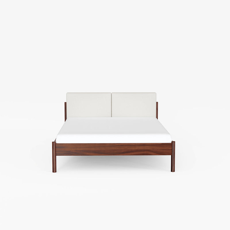 Pala Bed Us, Walnut, Queen