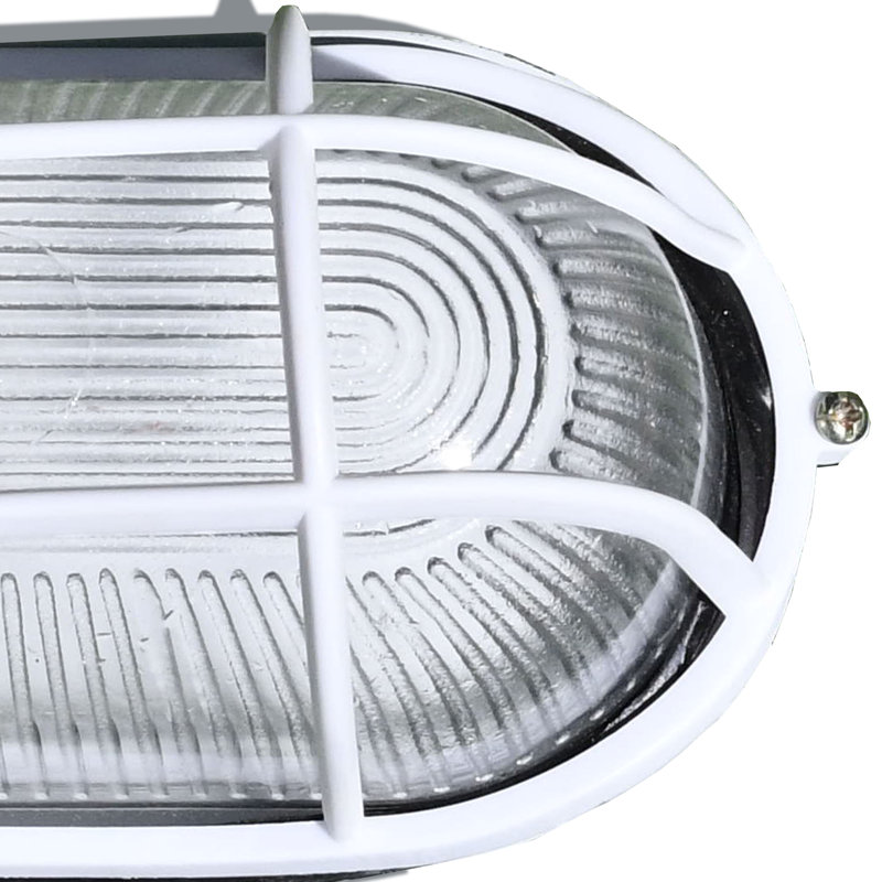 White Wall-Mounted Moisture Resistant Sauna Lamp