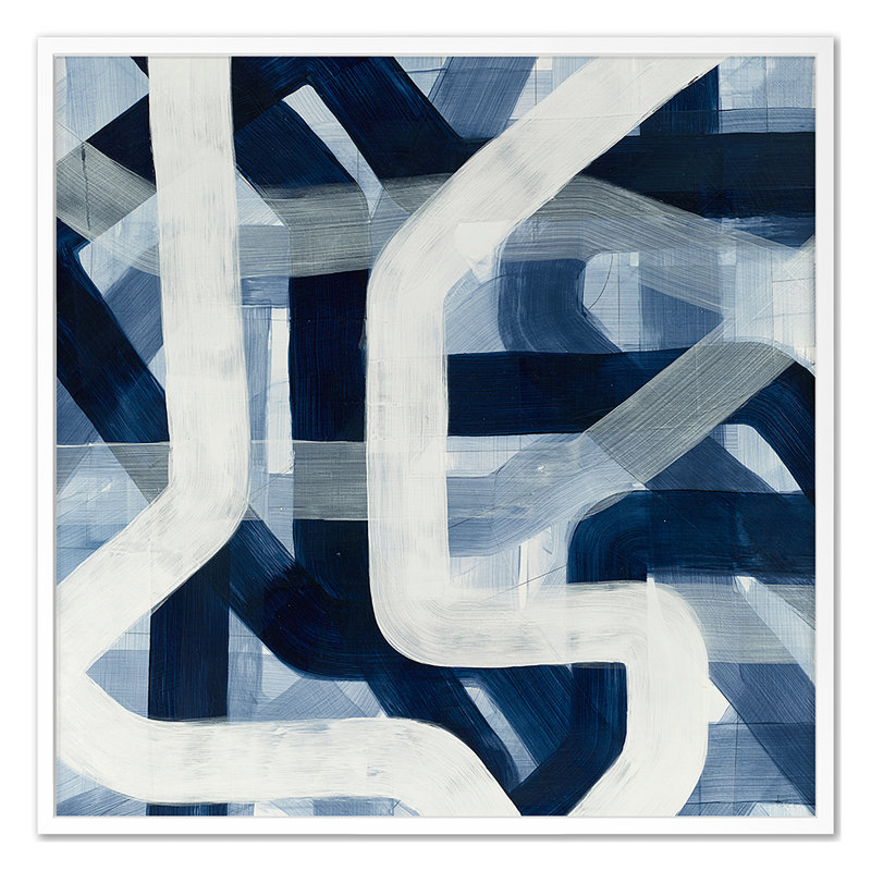 «Summer 2022 Transit 4», reproduction encadrée sur papier par Kyle Goderwis, Cadre simple blanc, H 36 po x l 36 po