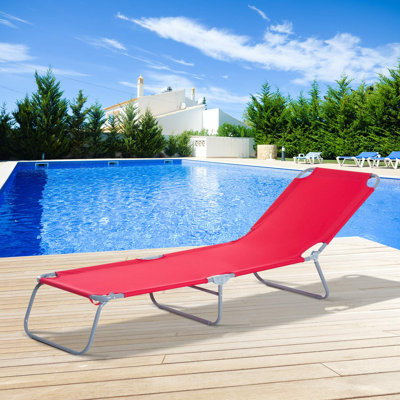 Lit de camp inclinable et réglable Joyce Beach