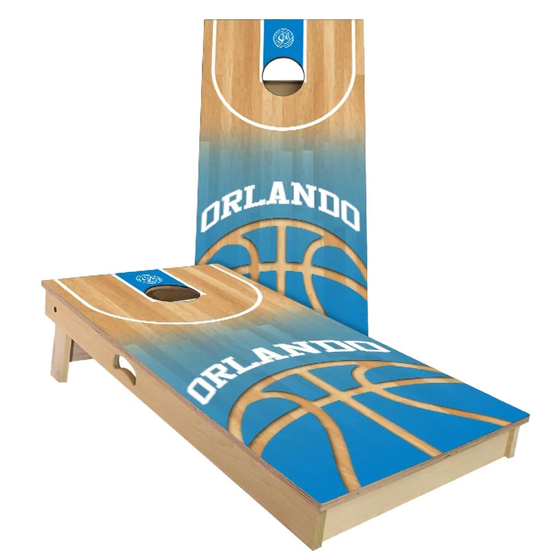 Ensemble de planche de basketball à thème 2 'x 4' avec étui de transport, Orlando
