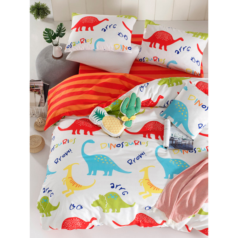 Ensemble de housse de couette très grand super (3 pièces) | 65% coton / 35% polyester, housse de couette et taies d'oreiller | Lavable à la machine à 30 ° C, fermeture à boutons pour la couette et enveloppe pour les taies d'oreiller, literie éléga