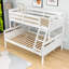 Lit simple superposé en bois avec échelle-231406031