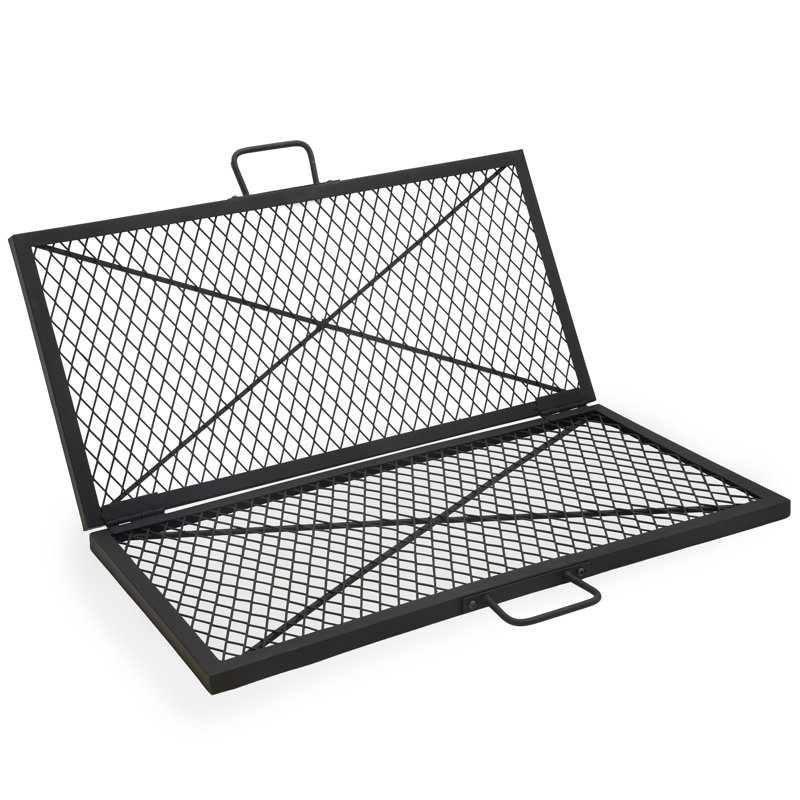 Grille de camping pliante carrée 40 po x 40 po, 1" H x 29.5" W x  24" D