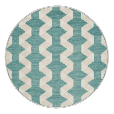 Machine Washable Checkered Beige Area Rug