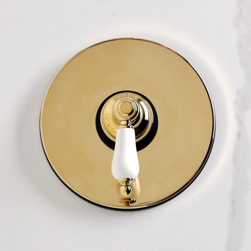 Robinet de douche Kingston, Laiton poli
