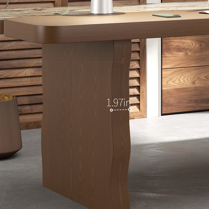 Half Sintered Stone Desktop Desk