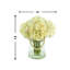 Hydrangea Arrangement in Rope Embellished Vase