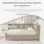 Lit de jour en bois avec tablettes de rangement, 3 tiroirs et 2 portes coulissantes-475872489
