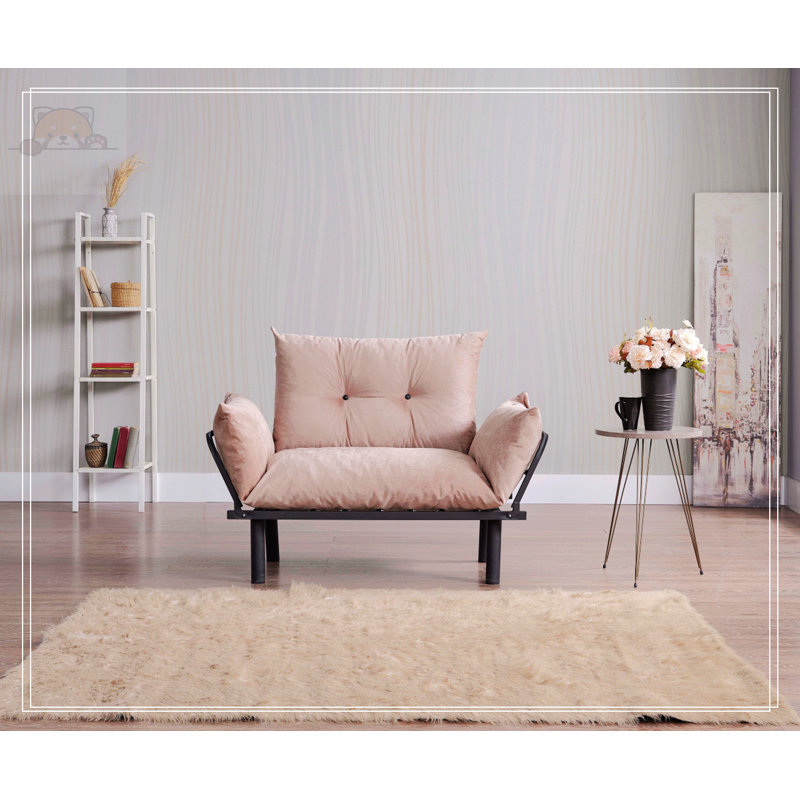 Libbyann 49 Wide, Loveseat, Blush Velvet