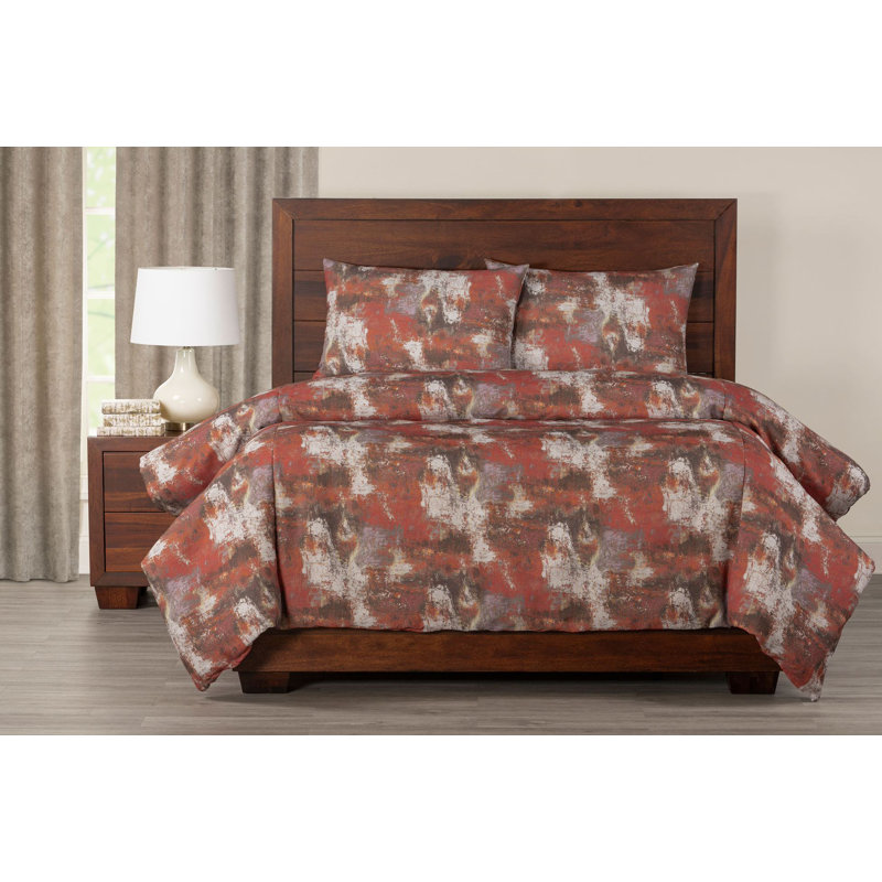 Albion Abstract Print Duvet Cover Set, Twin Duvet Cover + 1 Standard Sham