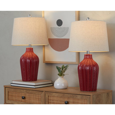 Lampe de table contemporaine en céramique