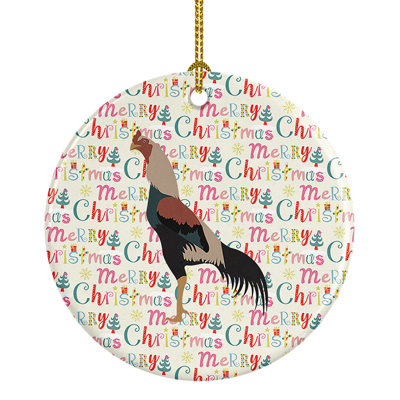 2.8'' Ceramic Animals Hanging Figurine Ornament