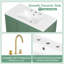 Meuble-lavabo 36 po avec lavabo en céramique-167996677