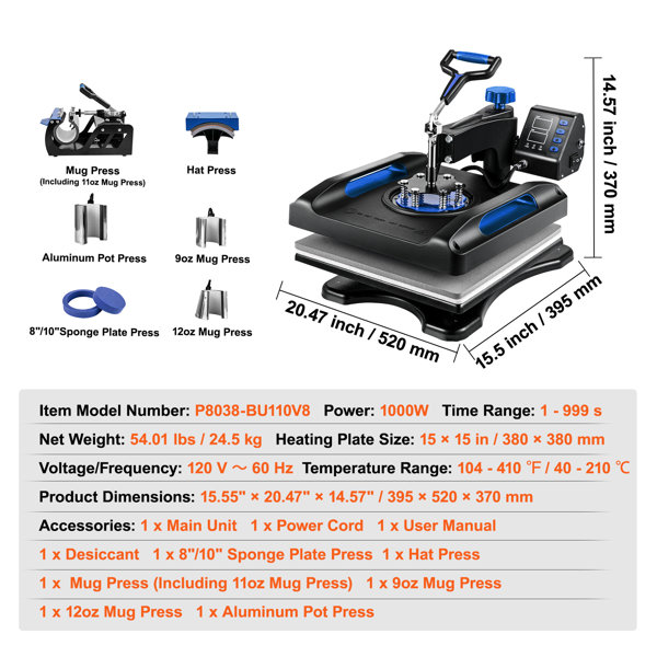 Dimensions du produit