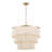 24" 5-Light Tiered Rope Drum Chandelier-393729666