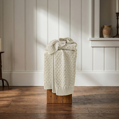 EVERGRACE Chunky Chenille Knit Throw Blanket