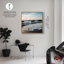 Art mural «Flowing Waves» par Notoriart, cadre flottant doré, 24 po x 24 po-312626635-306695559