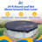 Blue Wave Arctic Armor 24-ft Round Leaf Net for Above Ground Pools - 3-ft Overlap, Reinforced Grommets, Vinyl-Coated Cable, Metal Winch, Complete Hardware Kit and 4-Year Support-9055454