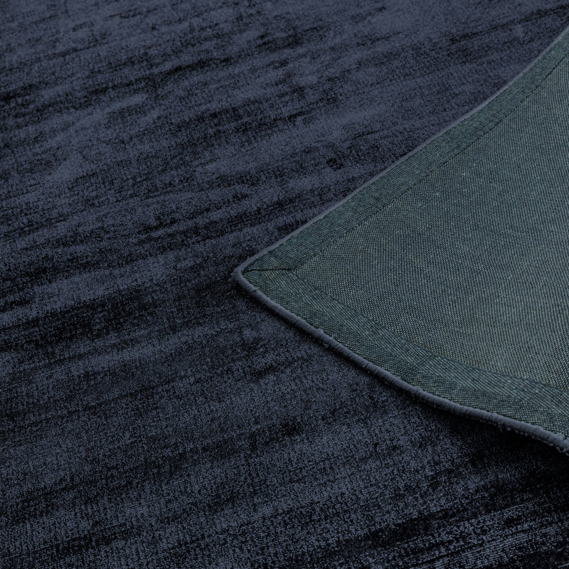 Nareg Handmade Tufted Navy Rug, Runner 66 x 240cm