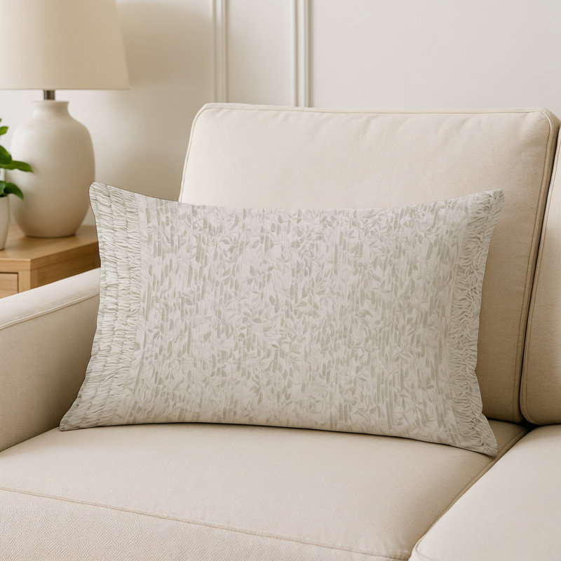 Coussin décoratif intérieur et extérieur Modern, Rectangle H 14 po x l 20 po, Gris abstrait 81