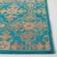 Tapis vert / beige / taupe en laine touffeté à la main Cranmore Flora-20196758