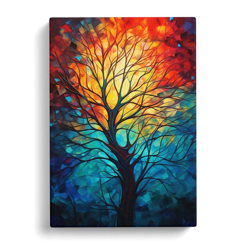 Tree Expressionism - No Frame Print, 50cm H x 35cm W x 3cm D
