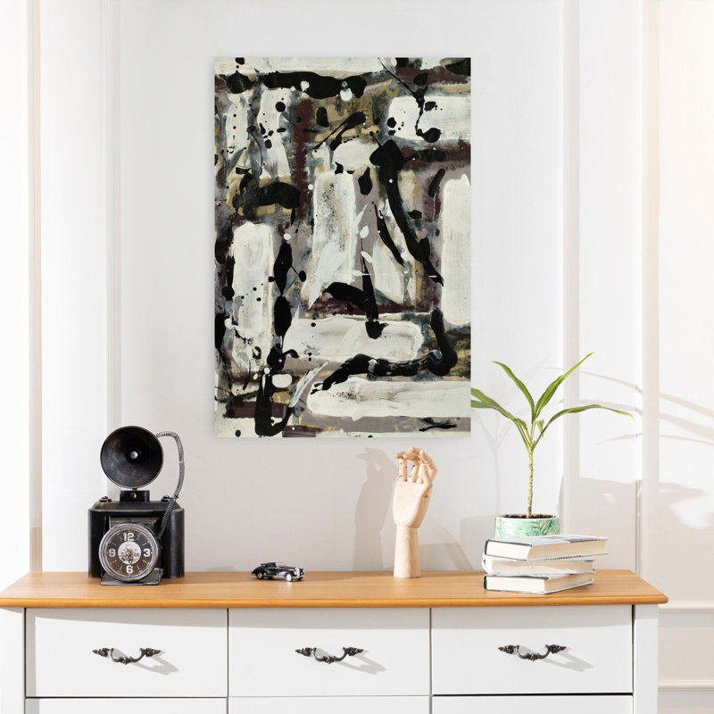 Art contemporain contemporain abstrait, H 24 po x l 16 po