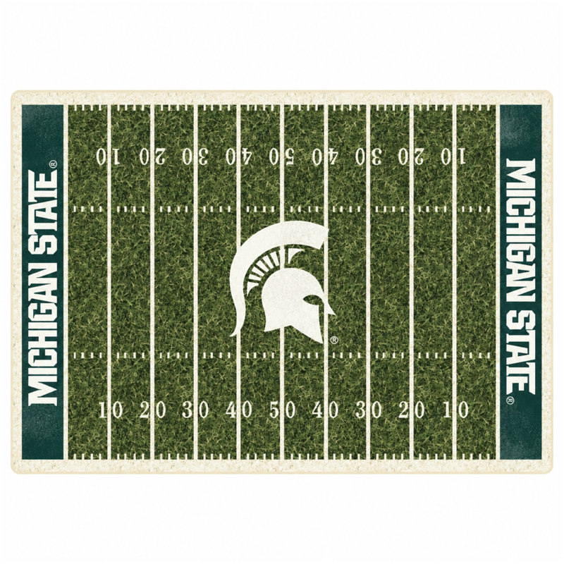 Tapis de terrain du Michigan State, Rectangle 5 pi 4 po x 7 pi 8 po