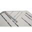 Wool Striped Area Rug in Ivory-70393232