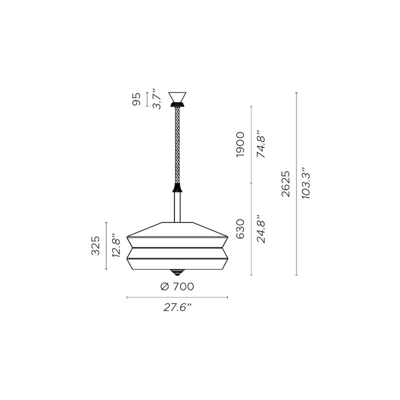 Calypso So XL Outdoor Pendant