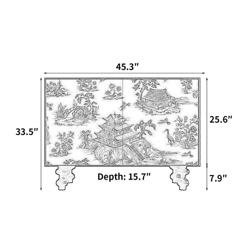Armoire décorative française
